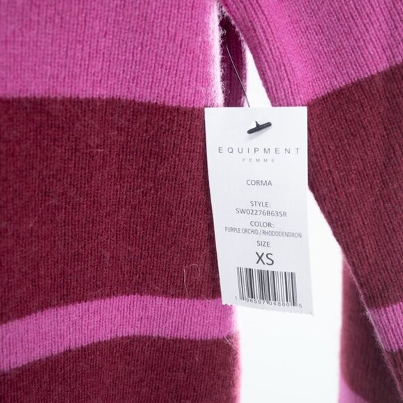 Equipment Corma Striped Wool-Cashmere Sweater | XS | NWT - Picture 7 of 10